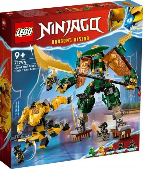 LEGO 71794 Ninjago - Drużyna mechów ninja Lloyda i Arina