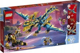 LEGO 71796 Ninjago - Smok żywiołu kontra mech cesarzowej