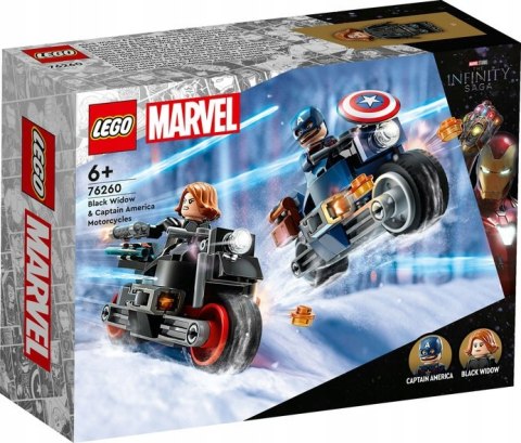 LEGO 76260 The infinity saga - Motocykle Czarnej Wdowy i Kapitana Ameryki