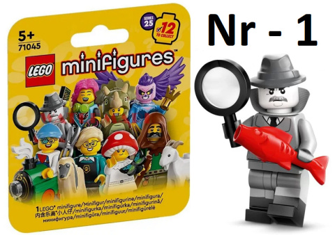 LEGO 71045 MINIFIGURES - Seria 25: nr 1 Detektyw z filmu kryminalnego