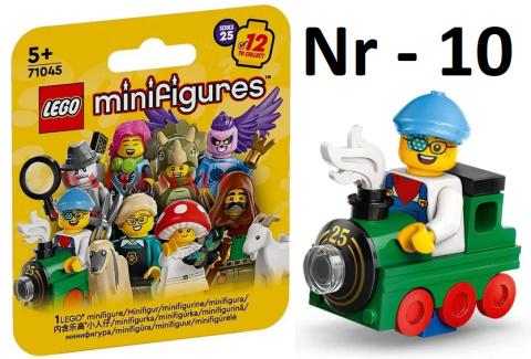 LEGO 71045 MINIFIGURES - Seria 25: nr 10 Mały miłośnik pociągów