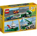 LEGO 31113 CREATOR 3w1 - Laweta z wyścigówkami