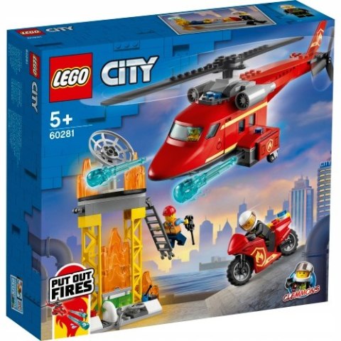 LEGO 60281 CITY - Strażacki helikopter ratunkowy