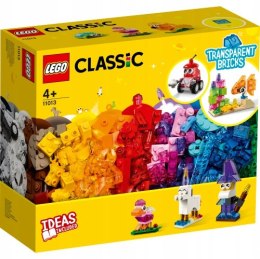LEGO 11013 CLASSIC - Kreatywne przezroczyste klocki