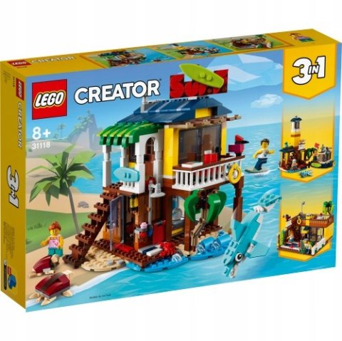 LEGO 31118 CREATOR 3w1 - Domek surferów na plaży