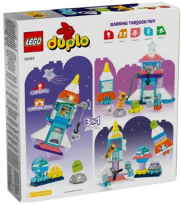 LEGO 10422 Duplo - Przygoda w promie kosmicznym 3 w 1