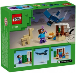 LEGO 21251 Minecraft - Pustynna wyprawa Steve’a