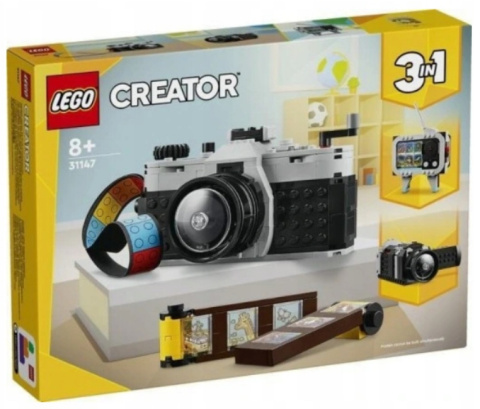 LEGO 31147 Creator 3w1 - Aparat w stylu retro