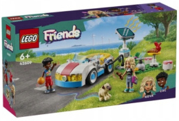 LEGO 42609 Friends - Samochód elektryczny i stacja ładująca