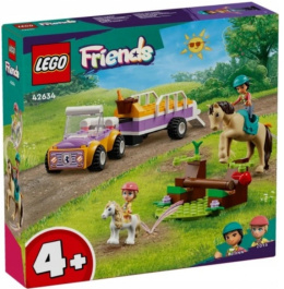 LEGO 42634 Friends - Przyczepka dla konia i kucyka