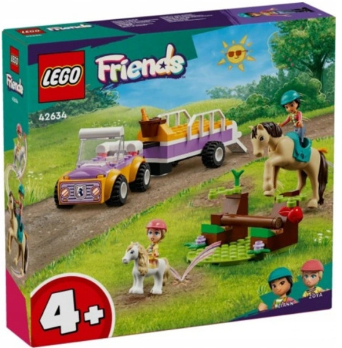 LEGO 42634 Friends - Przyczepka dla konia i kucyka