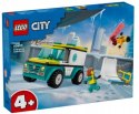 LEGO 60403 City - Karetka i snowboardzista