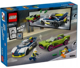 LEGO 60415 City - Pościg radiowozu za muscle carem