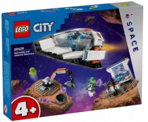 LEGO 60429 City - Statek kosmiczny i odkrywanie asteroidy