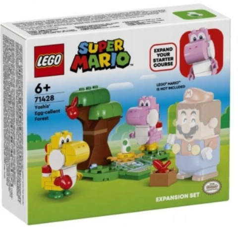 LEGO 71428 Super Mario - Niezwykły las Yoshiego - zestaw rozszerzający