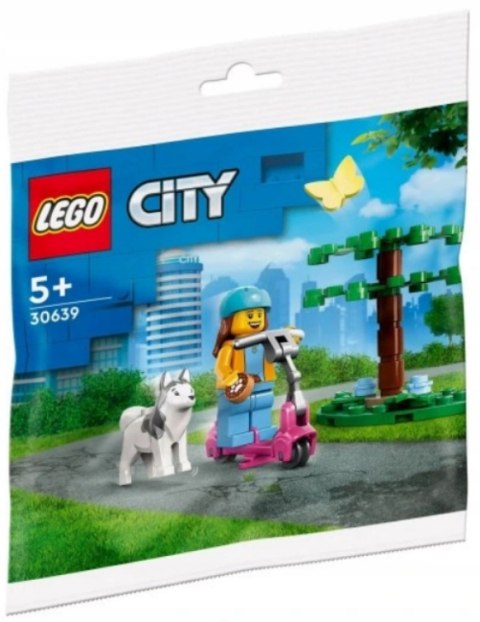 LEGO 30639 City - Wybieg dla psów i hulajnoga POLYBAG