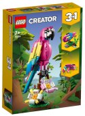 LEGO 31144 Creator 3w1 - Egzotyczna różowa papuga