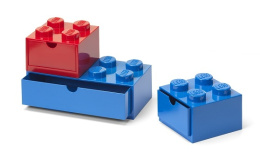 LEGO 43250800 - Komplet 3 pojemników na biurko - Kolorowe