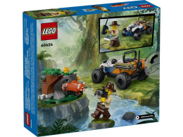 LEGO 60424 City - Quad badacza dżungli z pandą czerwoną