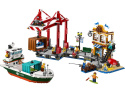 LEGO 60422 City - Nadmorski port ze statkiem towarowym