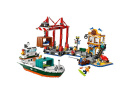 LEGO 60422 City - Nadmorski port ze statkiem towarowym