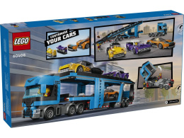 LEGO 60408 City - Laweta z samochodami sportowymi