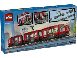 LEGO 60423 City - Tramwaj miejski ze stacją