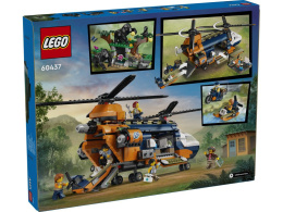 LEGO 60437 City - Helikopter badaczy dżungli w bazie