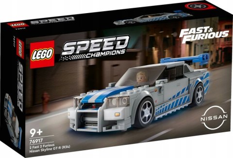 LEGO 76917 Speed Champions - Nissan Skyline GT-R (R34) z filmu „Za szybcy, za wściekli”