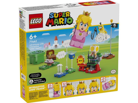 LEGO 71441 Super Mario - Przygody z interaktywną figurką LEGO Peach - zestaw startowy