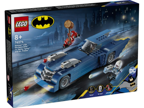 LEGO 76274 DC Batman - Batman z batmobilem kontra Harley Quinn i Mr. Freeze