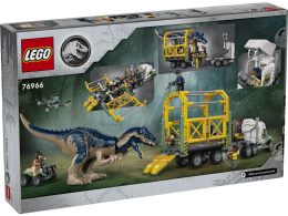 LEGO 76966 Jurassic World - Dinomisje: ciężarówka do transportu allozaura