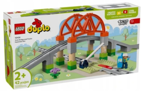 LEGO 10426 Duplo - Most i tory kolejowe - zestaw rozszerzający LEGO 10426 Duplo - Most i tory kolejowe - zestaw rozszerzający