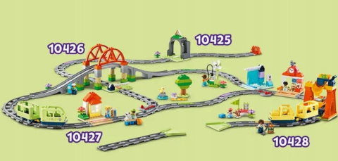 LEGO 10426 Duplo - Most i tory kolejowe - zestaw rozszerzający LEGO 10426 Duplo - Most i tory kolejowe - zestaw rozszerzający