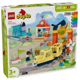LEGO 10428 Duplo - Duży interaktywny pociąg miejski