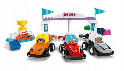 LEGO 10445 Duplo - Bolidy i kierowcy F1® LEGO 10445 Duplo - Bolidy i kierowcy F1®