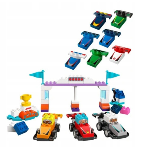 LEGO 10445 Duplo - Bolidy i kierowcy F1® LEGO 10445 Duplo - Bolidy i kierowcy F1®