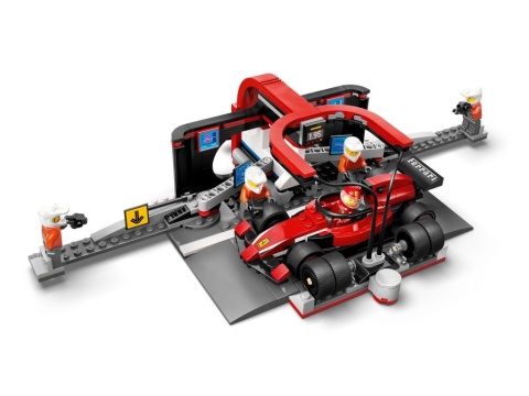 LEGO 60443 City - F1 Pit stop i mechanicy z bolidem Ferrari LEGO 60443 City - F1 Pit stop i mechanicy z bolidem Ferrari