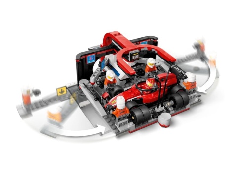 LEGO 60443 City - F1 Pit stop i mechanicy z bolidem Ferrari LEGO 60443 City - F1 Pit stop i mechanicy z bolidem Ferrari