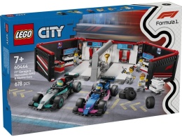 LEGO 60444 City - F1 Garaż i bolidy Mercedes-AMG i Alpine