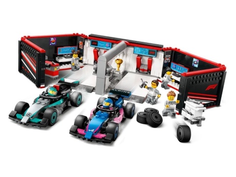 LEGO 60444 City - F1 Garaż i bolidy Mercedes-AMG i Alpine LEGO 60444 City - F1 Garaż i bolidy Mercedes-AMG i Alpine