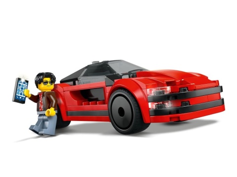 LEGO 60448 City - Czerwony samochód sportowy LEGO 60448 City - Czerwony samochód sportowy