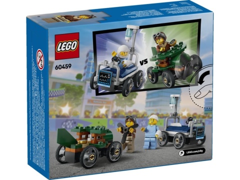 LEGO 60459 City - Zestaw wyścigówek: samolot kontra łóżko szpitalne LEGO 60459 City - Zestaw wyścigówek: samolot kontra łóżko szpitalne