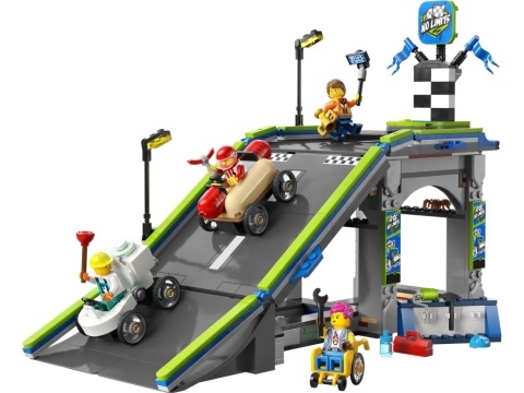 LEGO 60460 City - Bez granic: tor z rampami dla wyścigówek LEGO 60460 City - Bez granic: tor z rampami dla wyścigówek