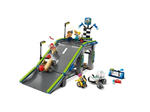 LEGO 60460 City - Bez granic: tor z rampami dla wyścigówek LEGO 60460 City - Bez granic: tor z rampami dla wyścigówek