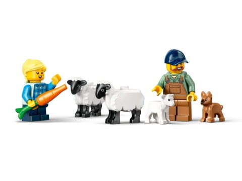 LEGO 60461 City - Czerwony traktor z przyczepą i owcą LEGO 60461 City - Czerwony traktor z przyczepą i owcą