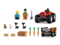 LEGO 60461 City - Czerwony traktor z przyczepą i owcą