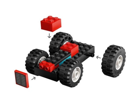 LEGO 60461 City - Czerwony traktor z przyczepą i owcą LEGO 60461 City - Czerwony traktor z przyczepą i owcą