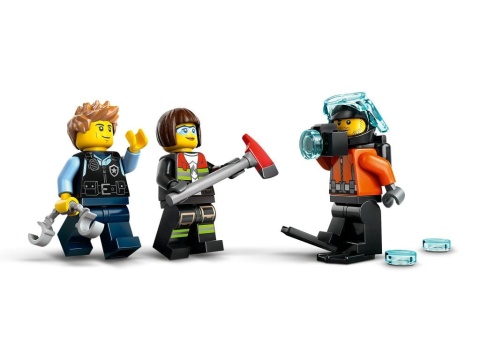 LEGO 60462 City - Zestaw z helikopterem, wozem strażackim i łodzią podwodną LEGO 60462 City - Zestaw z helikopterem, wozem strażackim i łodzią podwodną