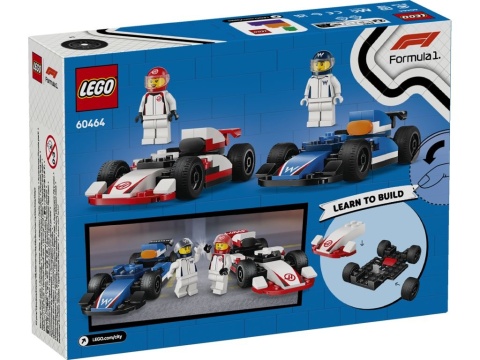 LEGO 60464 City - F1 Bolidy Williams Racing i Haas F1 LEGO 60464 City - F1 Bolidy Williams Racing i Haas F1